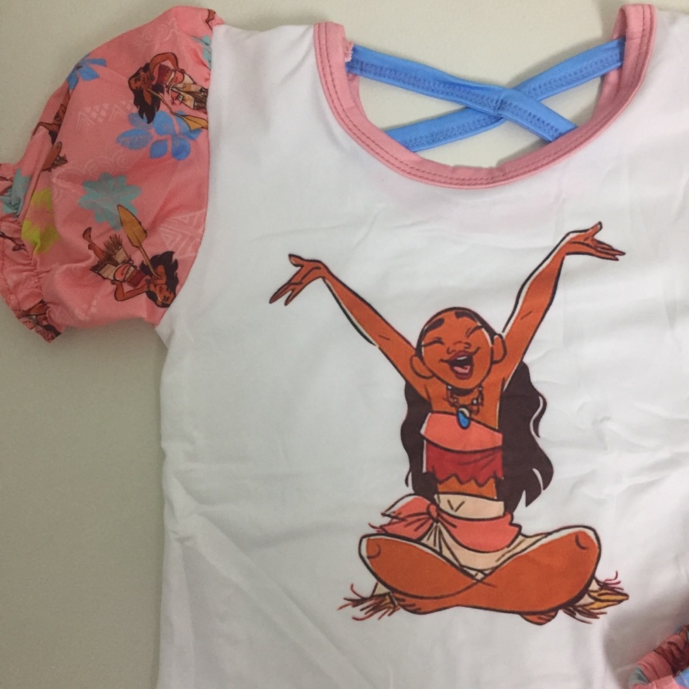 Moana Cute skirt Top Set - Picture 6 of 8